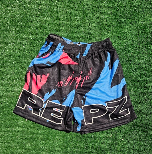 RSA - REPZ Pink and Blue Shorts