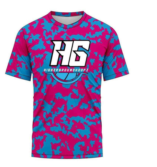 Pink Camo Sublimated Print